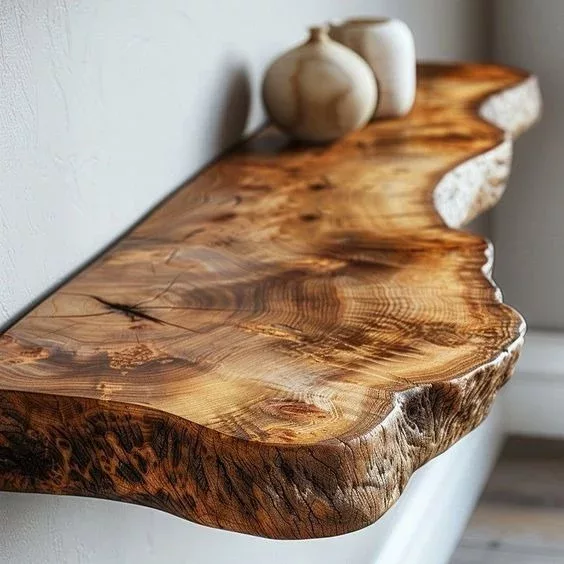 meja hiasan custom kayu dan trembesi