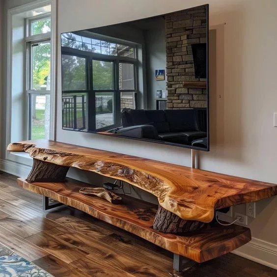 meja kayu custom jati hiasan